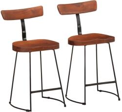 vidaXL Scaune de bar 2 buc 49x43x79 cm lemn masiv de mango GartenMobel Dekor (4013526)
