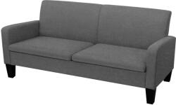vidaXL Canapea cu 3 locuri, 180 x 65 x 76 cm, gri închis GartenMobel Dekor (244712) Canapea