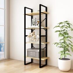 vidaXL Biblioteca cu 4 rafturi, 60x30x140 cm, lemn masiv de pin GartenMobel Dekor (806442) Biblioteca