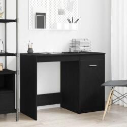 vidaXL Birou cu depozitare Stejar Negru 100 x 50 x 76 cm Lemn compozit GartenMobel Dekor (862482)
