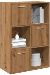 vidaXL Biblioteca, stejar artizanal, 60, 5x30x90 cm, lemn prelucrat GartenMobel Dekor (855971) Biblioteca