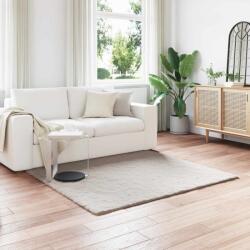 vidaXL Covor din Blana Faux de Iepure Olite Bej 120 x 120 cm Poliester GartenMobel Dekor (42021641) Covor