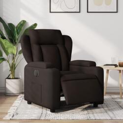 vidaXL Fotoliu rabatabil electric, maro închis, material textil GartenMobel Dekor (3204463)