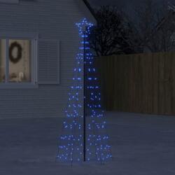 vidaXL Pom de Craciun LED cu tepi 220 LED-uri Albastru 180 cm GartenMobel Dekor (358103)