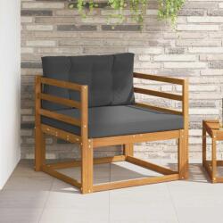 vidaXL Canapea Medie pentru Exterior Lemn Solid de Acacia natural GartenMobel Dekor (3436254) Canapea