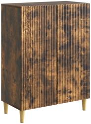 vidaXL Bufet Stejar fumuriu 66 x 34, 5 x 90 cm Lemn prelucrat GartenMobel Dekor (894590) Comoda