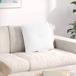 vidaXL Perna pentru spate Alb 50 x 19 x 45 cm tesatura GartenMobel Dekor (42014626)