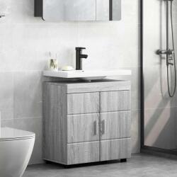vidaXL Set dulap baie TULUM Gri Sonoma 60 x 34 x 63 cm Lemn compozit GartenMobel Dekor (880327)