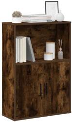 vidaXL Biblioteca, stejar fumuriu, 60x24x85 cm, lemn prelucrat GartenMobel Dekor (860413) Biblioteca