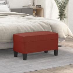 vidaXL Banca, rosu vin, 70x35x41 cm, piele ecologica GartenMobel Dekor (349443)