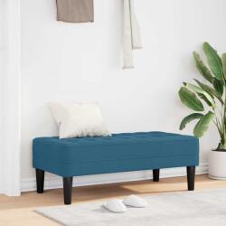 vidaXL banca cu perna albastru 113 x 57 x 39 cm Catifea GartenMobel Dekor (42001956)