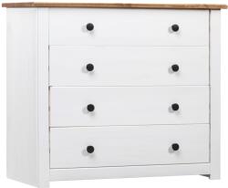 vidaXL Dulap lateral, alb, 80 x 40 x 73 cm, gama pin de Panama GartenMobel Dekor (282660) Comoda