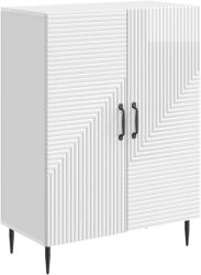vidaXL Bufet Alb foarte lucios 66 x 34, 5 x 89, 5 cm Lemn prelucrat GartenMobel Dekor (894819) Comoda