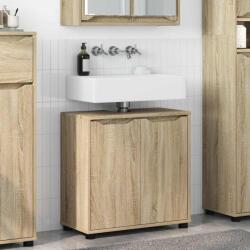 vidaXL Cabinet pentru chiuveta de baie Stejar Sonoma 60 x 30 x 60 cm GartenMobel Dekor (888749)