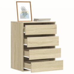 vidaXL Dulap colt cu sertare stejar sonoma 60x41x76 cm lemn prelucrat GartenMobel Dekor (852872) Comoda
