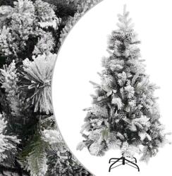 vidaXL Brad de Craciun cu zapada & conuri, 195 cm, PVC&PE GartenMobel Dekor (340531)