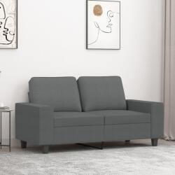 vidaXL Canapea cu 2 locuri, gri închis, 120 cm, material textil GartenMobel Dekor (359384) Canapea