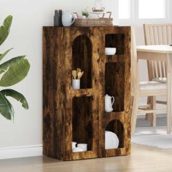 vidaXL Bufet Stejar fumuriu 59 x 35 x 100, 5 cm Lemn compozit GartenMobel Dekor (891339) Comoda