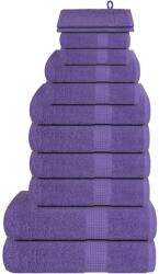 vidaXL Set prosoape 12 piese violet 360 g/m2 100% bumbac GartenMobel Dekor (137104) Prosop