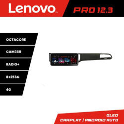 Lenovo Navigatie Android VW Golf Sportsvan 2016-2021 Lenovo PRO 12.3 QLED 8+256GB 4G (kit-sportsvan+PRO-12.3-8+256+KIT-10-9)