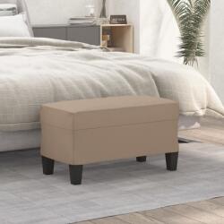 vidaXL Banca, cappuccino, 70x35x41 cm, piele ecologica GartenMobel Dekor (349444)