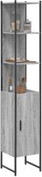 vidaXL Dulap de baie, gri sonoma, 33x33x185, 5 cm, lemn prelucrat GartenMobel Dekor (842474)