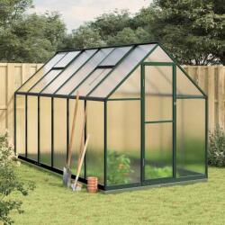 vidaXL Sere cu cadru de baza, verde, 334x169x202 cm, aluminiu GartenMobel Dekor (3266330)