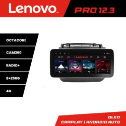 Lenovo Navigatie VW Touareg 2012-2019 Lenovo PRO 12.3 QLED 8GB+256GB 4G (KIT-1142+PRO-12.3-8+256)