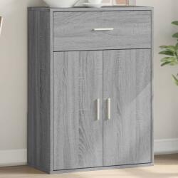 vidaXL Servanta, gri sonoma, 60x30x84 cm, lemn compozit GartenMobel Dekor (840497) Comoda