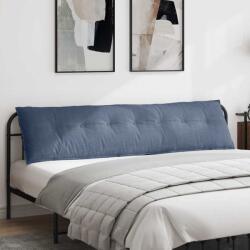 vidaXL Perna pentru spate albastru 200 x 50 cm Tesatura din corduroy GartenMobel Dekor (42014997)