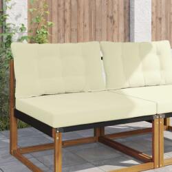 vidaXL Perna pentru canapea de exterior 2 pcs Crem Poliester GartenMobel Dekor (900899)