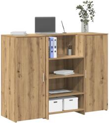 vidaXL Birou de receptie Stejar Artisan 135x50x103, 5 cm Lemn prelucrat GartenMobel Dekor (3324195)