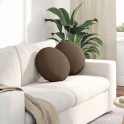 vidaXL Perne de Sezut 2 pcs Maro Ø40 x 13 cm tesatura GartenMobel Dekor (42014124)