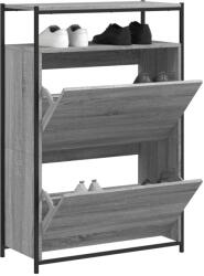 vidaXL Pantofar, gri sonoma, 75x34x112 cm, lemn prelucrat GartenMobel Dekor (840037) Pantofar
