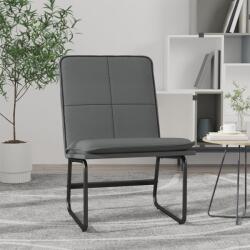 vidaXL Scaun de relaxare, gri, 54x75x76 cm, piele artificiala GartenMobel Dekor (351333)