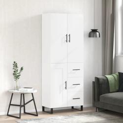 vidaXL Dulap înalt, alb, 69, 5x34x180 cm, lemn compozit GartenMobel Dekor (3196035) Comoda