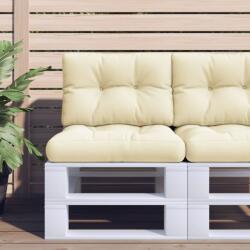 vidaXL Perna de paleti, crem, 50x40x12 cm, material textil GartenMobel Dekor (360537)