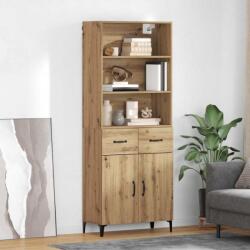 vidaXL Bufet Stejar Artizanal 69, 5 x 34 x 180 cm Lemn compozit GartenMobel Dekor (3415871) Comoda