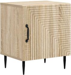 vidaXL Noptiera stejar sonoma din lemn prelucrat, 43x34, 5x50 cm, cu usa (894799)