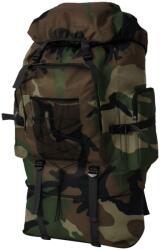 vidaXL Rucsac în stil militar, XXL, 100 L, camuflaj GartenMobel Dekor (91095) Rucsac tura