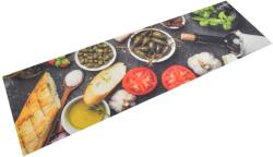 vidaXL Covor de bucatarie lavabil Wine & Dinner, 45x150 cm, catifea GartenMobel Dekor (136552) Pres