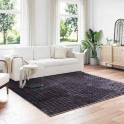 vidaXL Covor patrat Huarte bej 120x120 cm, poliester, antiderapant (42022746) Covor