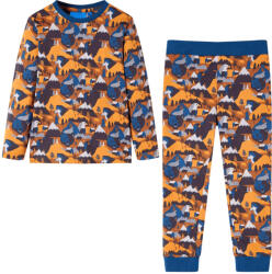 vidaXL Pijamale de copii cu maneci lungi cognac 128 GartenMobel Dekor (12692)