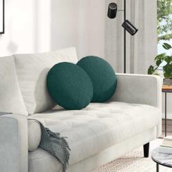 vidaXL Perne de Sezut 2 pcs Verde închis Ø40 x 13 cm tesatura GartenMobel Dekor (42014125)