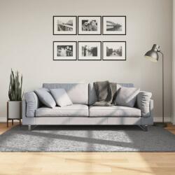 vidaXL Covor pufos "PAMPLONA" cu fire înalte, gri modern, 140x200 cm GartenMobel Dekor (375257) Covor