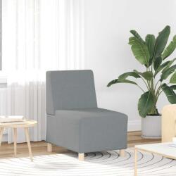 vidaXL Fotoliu canapea, gri deschis, 55 cm, material textil GartenMobel Dekor (4108468) Canapea