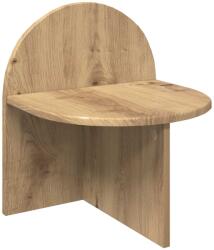 vidaXL Noptiera Stejar Artizanal 40 x 35, 5 x 45, 5 cm Lemn prelucrat GartenMobel Dekor (8001147)