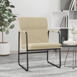 vidaXL Scaun de relaxare, crem, 55x64x80 cm, material textil GartenMobel Dekor (351348)