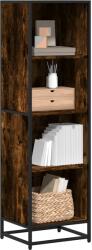 vidaXL Biblioteca, stejar fumuriu, 40x35x139 cm, lemn prelucrat GartenMobel Dekor (849126) Biblioteca