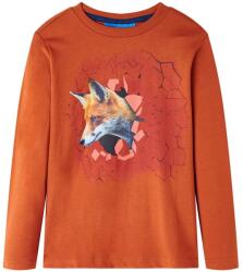 vidaXL Tricou de copii cu maneci lungi ruginiu deschis, 104 GartenMobel Dekor (13350)